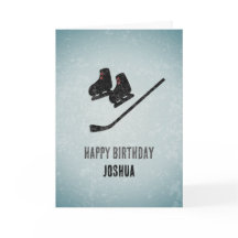 Cool Hockey ThMED Texture Male Birthday