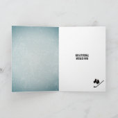 Cool Hockey ThMED Texture Male Birthday Kaart (Binnen)