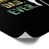 Cool Hockey Vader Cadeau Grappig Beste Pucking Vad Poster (Hoek)