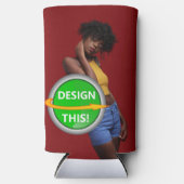 COOL! Hoge Koelbox - Foam - Aanpassen Seltzer Blikjeskoeler (Voorkant)