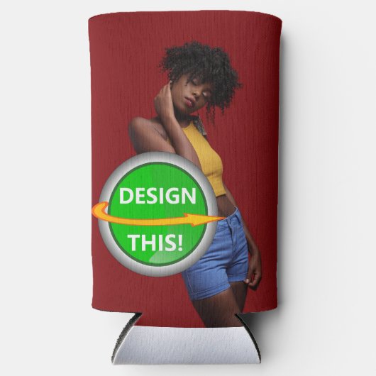 COOL! Hoge Koelbox - Foam - Aanpassen Seltzer Blikjeskoeler (Voorkant)