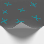 Cool Holo Cryptocurrency Sign Patroon Cadeaupapier (Hoek)