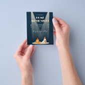 Cool Home Movie Night Dark Flyer (Hand)