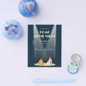 Cool Home Movie Night Dark Flyer (Enkel)