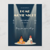 Cool Home Movie Night Dark Flyer (Voorkant)