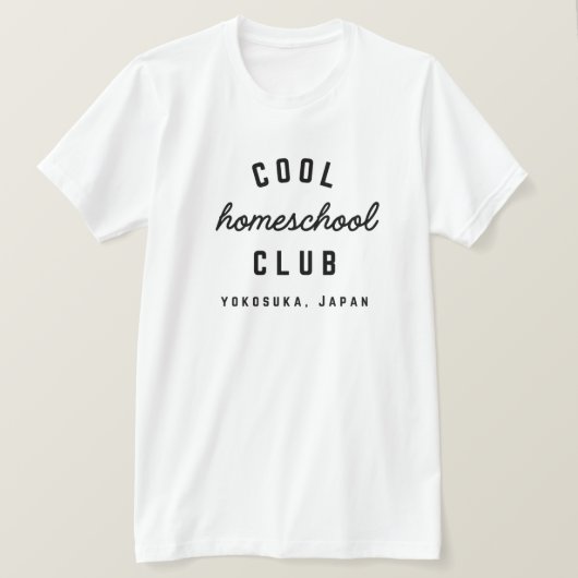 Cool Homeschool Club Yokosuka Edition T-shirt (Design voorkant)