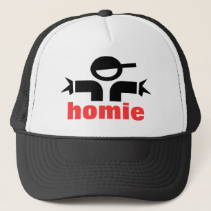 Cool homie logo trucker hat trucker pet