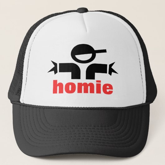Cool homie logo trucker hat trucker pet (Voorkant)