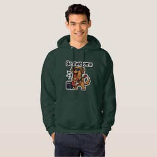 Cool hond die gitaar speelt Sticker   Wees Awesome Hoodie
