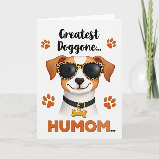 Cool Hond Humom Kaart (Voorkant)
