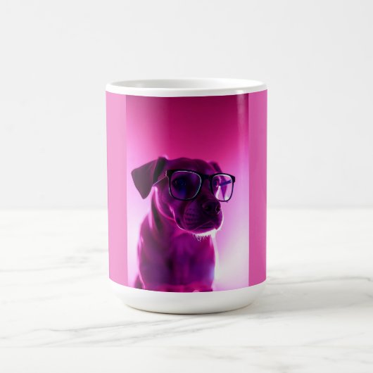 Cool hond met zonnebril koffiemok (Center)