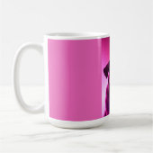 Cool hond met zonnebril koffiemok (Links)