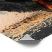 Cool Hondenliefhebber Tibetan Mastiff Poster (Hoek)