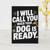 Cool Hondenverzorger Kunst Voor Mannen Vrouwen Hon Kaart (Gele Bloem)