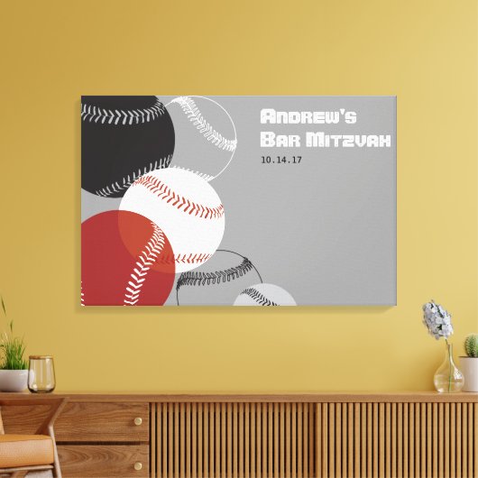 COOL HONKBAL Sign-In Canvas Board (Insitu (Woonkamer))