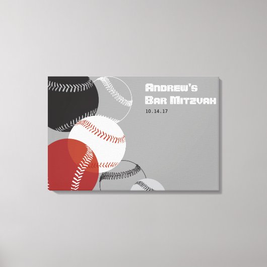 COOL HONKBAL Sign-In Canvas Board Afdruk (Voorkant)
