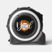 Cool Honkbal sport Papa word art Rolmaat (Voorkant)