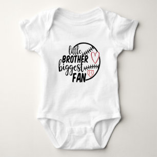 Cool Honkbal sporten kleine Broer grootste fan Romper