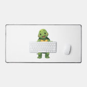 Cool Hoofdloze Turtle Halloween Kostuum _ Grappig Bureaumat (Keyboard & Muis)
