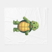 Cool Hoofdloze Turtle Halloween Kostuum _ Grappig Fleece Deken (Voorkant (Horizontaal))