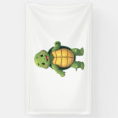 Cool Hoofdloze Turtle Halloween Kostuum _ Grappig  Spandoek (Verticaal)