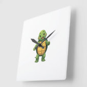 Cool Hoofdloze Turtle Halloween Kostuum _ Grappig Vierkante Klok (Hoek)
