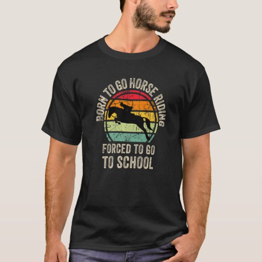 Cool Horse riding Graphic for Son Equestrianism Pr T-shirt (Voorkant)