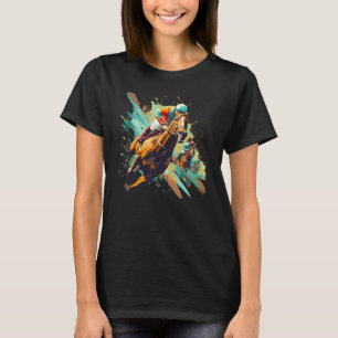 Cool Horseracing voor Jockeys en Paarden T-shirt