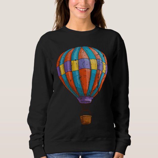 Cool Hot Air Balloon Design Ballooning Balloons Wo Trui (Voorkant)