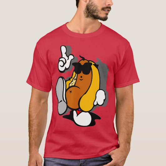 Cool Hot Dog Standard T T-shirt (Voorkant)