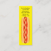 Cool Hot Dog Thema Compact Visitekaartjes (Voorkant)