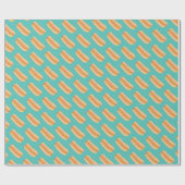 Cool Hot dogs ontwerp Cadeaupapier (Vlak)