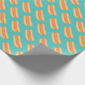 Cool Hot dogs ontwerp Cadeaupapier (Hoek)