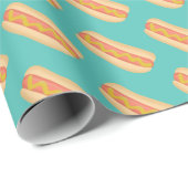 Cool Hot dogs ontwerp Cadeaupapier (Rol Hoek)