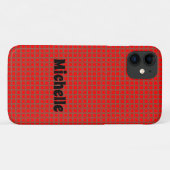- Cool Hot Red - uniek patroon Case-Mate iPhone Case (Achterkant (horizontaal))