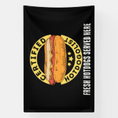 Cool Hotdog leveranciers of Business teken Spandoek (Verticaal)