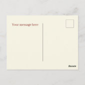 Cool hotdog-leveranciers voegen bericht toe briefkaart (Achterkant)