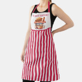 Cool hotdog stand voeg tekst leveranciers toe schort (Insitu)