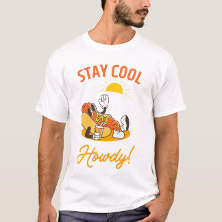 Cool Hotdog Summer Vibes T-shirt