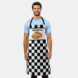 Cool hotdog toevoegen Bedrijfsnaam controleren Schort