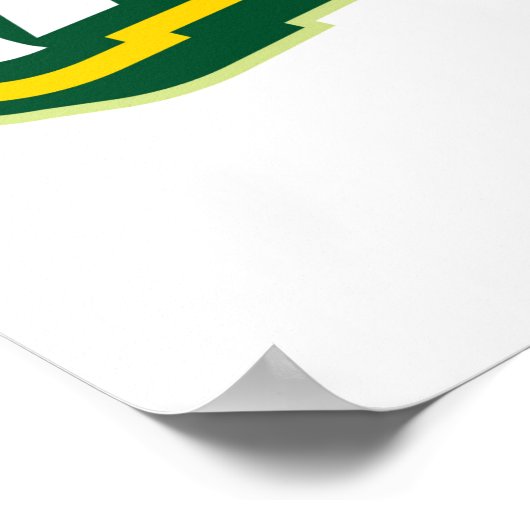 cool hotdog verkopers voedsel poster (Hoek)