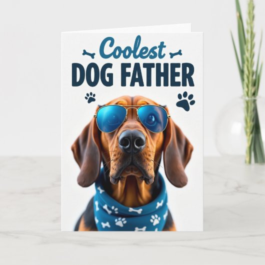 Cool Hound Vaderdag kaart (Voorkant)
