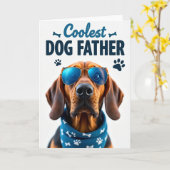 Cool Hound Vaderdag kaart (Gele Bloem)
