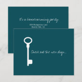 Cool Housewarming Party Invite Kaart (Voorkant / Achterkant)