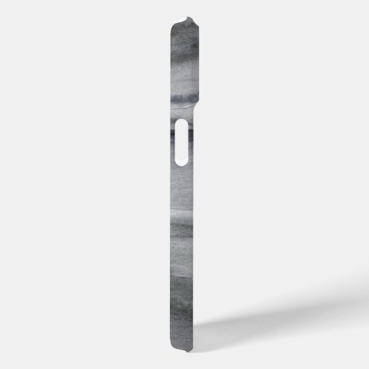 Cool Houtskool Grijs Abstract Waterverf Schilderen Case-Mate iPhone Case (Achterkant / Rechts)