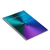 Cool Hued Metallic Zodiac Sign Aries Notitieboek (Rechterzijde)