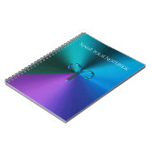 Cool Hued Metallic Zodiac Sign Aries Notitieboek (Linkerzijde)