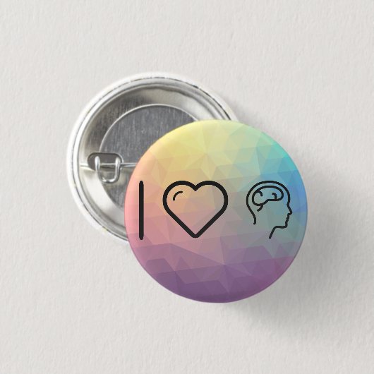 Cool Human Brain Ronde Button 3,2 Cm (Voorkant /achterkant)