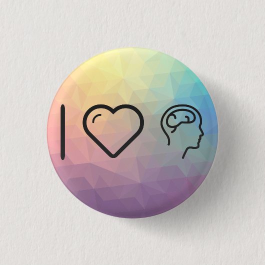 Cool Human Brain Ronde Button 3,2 Cm (Voorkant)