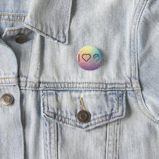 Cool Human Brain Ronde Button 3,2 Cm (In situ)